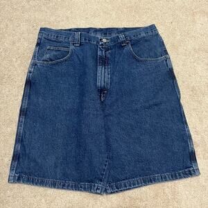 Wrangler Baggy Skater Y2K Long Dark Jorts 36W
